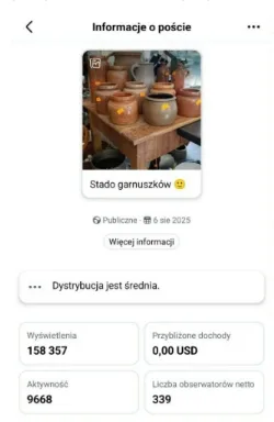 Najlepszy post, 158 tys. wyświetleń